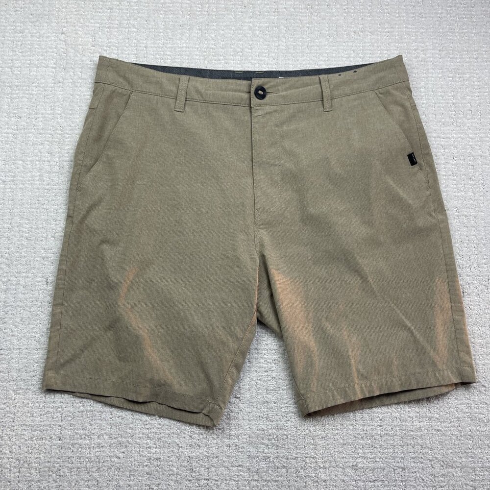 Rip Curl Mirage Chino Boardwalk Shorts Men’s 36 Tan Casual Outdoor Surf Beach